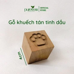 Khuếch Tán Tinh Dầu Gỗ Tự Nhiên Purevess | Hình Chân Thú, Thơm Phòng, Thay Thế Máy Xông Tiện Lợi