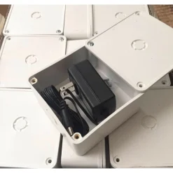 Hộp kỹ thuật cho camera chống nước Kích thước 11x11x5cm- Hộp kỹ thuật âm tường đựng nguồn cho camera