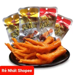 Combo 5 - 10 Chân gà cay Tứ xuyên 💖 Chân vịt cay, cánh vịt cay, đồ ăn vặt Trung Quốc