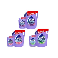 Combo Túi Nước Giặt Xả MaxKleen 3.8kg + Túi Nước Giặt Xả 600g/450g Mùi ngẫu nhiên