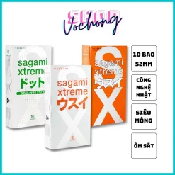 Bộ 3 Hộp 30 Cái Bao Cao Su Cao Cấp Sagami Xtreme Super Thin - Cam Kết Chính Hãng Nhật Bản