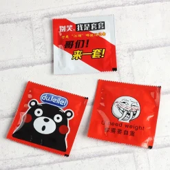 Khăn Giấy Ướt Du Lịch Khăn Giấy Nén Tẩy Trang Hình Bao Cao Su Không Mùi BCS Kháng Khuẩn