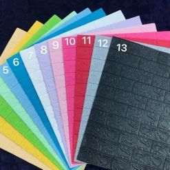 COMBO 10 TẤM - Xốp Dán Tường 3D Khổ 70x77CM Chống Ẩm Giá Rẻ