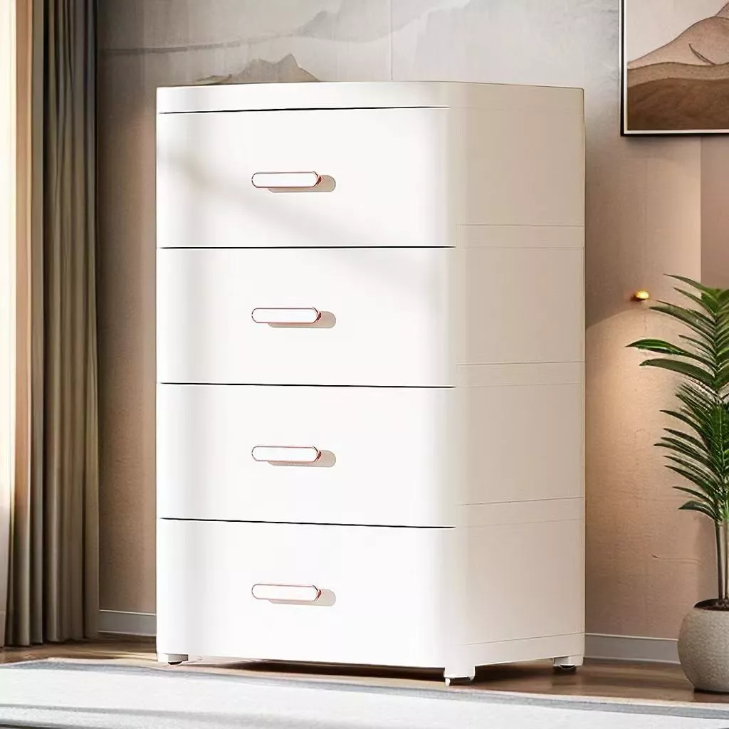 【Tủ nhựa đựng quần áo】 45/55cm tủ nhựa ngăn kéo Trắng tủ đầu giường chất lượng rất tốt tủ nhựa đa năng mềm chắc tủ nhựa cho bé