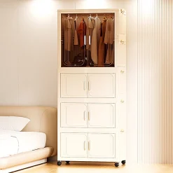 ⭐COD tủ nhựa đựng quần áo⭐65cm tủ quần áo cho bé sơ sinh Tủ quần áo có thanh treo quần áo và bánh xe rất đẹp tủ đồ cho bé