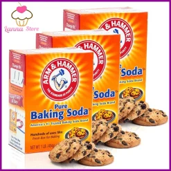 【HÀNG CHUẨN CHÍNH HÃNG】Bột Baking Soda USA Mỹ đa năng bột nở baking soda khử mùi diệt khuẩn tẩy rửa làm bánh - Hộp 454GR