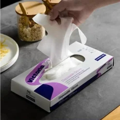 Hộp 100 Găng Tay Nấu Ăn Siêu Dai Victory, Chất Liệu TPE Không Mùi, Găng Tay Siêu Dai Cao Su