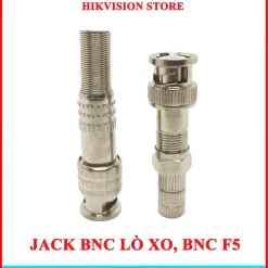 {Combo 5c}Jack BNC F5/BNC lò xo loại tốt, giắc tín hiệu cho camera, đầu ghi hình