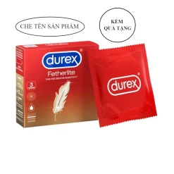Bộ 2 Bao Cao Su Siêu Mỏng Durex Invisible ( 10 Bao ) Và Bao Cao Su Durex Fetherlite ( 12 Bao ) + kèm quà tặng