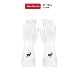 Găng tay rửa chén bát làm bếp JYoohome Bao tay cao su chống ăn mòn bảo vệ tay làm vườn, rửa bát