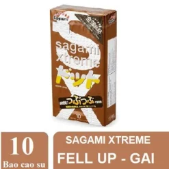 Bao cao su Siêu mỏng Sagami Xtreme FeelUp [10 Bao][CHÍNH HÃNG 100%] Bao cao su Gai Gân vòng thắt, thử ngay mới lạ xịn