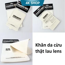 Khăn da cừu trắng lau lens ống kính máy ảnh vệ sinh màn hình điện thoại vải lau kính laptop khăn mịn lau kính