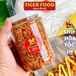 Muối ruốc hành phi 200G đặc biệt 💖TIGER FOOD💖 muối tôm nhuyễn hành phi đặc sản Tây Ninh ăn kèm bánh tráng phơi sương