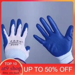 gang tay bảo hộ lao động phủ cao su