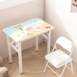 Bàn học trẻ em thông minh tại nhà, bàn học sinh gấp gọn, bàn học đơn giản không cần lắp ráp