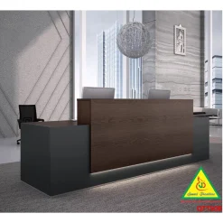 Bàn thu ngân, bàn lễ tân, bàn tính tiền bằng gỗ MDF QTT508 - NỘI THẤT LẮP RÁP VIENDONGADV