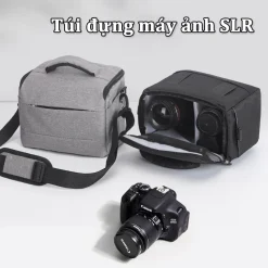 Túi đựng máy ảnh SLR, Túi máy ảnh đeo vai chuyên nghiệp dày dặn chống thấm chống sốc, Lác Lửng Có Thể Tháo Rời