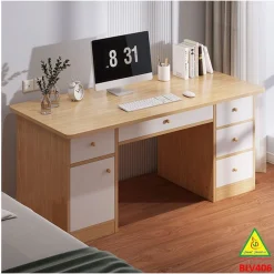 Bàn Làm Việc Gỗ MDF Hiện Đại, Bàn văn phòng, Bàn nhân viên BLV406 - NỘI THẤT LẮP RÁP VIENDONGADV