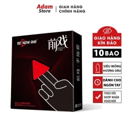 Bao cao su ngón tay FORE PLAY LOVE, bao ngón tay cao su siêu mỏng, bcs ngón tay 1 hộp 10 cái