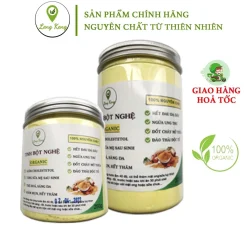 Tinh Bột Nghệ Nguyên Chất Organic LengKengFarm Từ Bột Nghệ Tươi