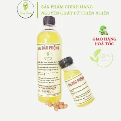 Dầu Đậu Phộng LengKengFarm Bình Định (Dầu Lạc) - Đậu Phộng Sẻ Ta Thơm Giàu Dinh Dưỡng - Dầu Thực Vật