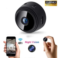 Camera Mini 1080P HD A9 Camera quan sát không dây Wifi an ninh điều khiển từ xa Camera gián điệp tầm nhìn ban đêm ẩn phá