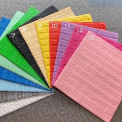 COMBO 10 TẤM - Xốp dán tường Giả gạch 3D Khổ Lớn 70x77cm đủ màu loại 1 2026 Hàng Chất Lượng Cao