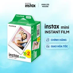 Film chụp lấy liền Fujifilm Instax Mini viền trắng - Hàng chính hãng