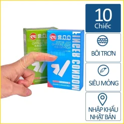 Bao cao su đeo ngón tay (Finger) - Bao cao su Nữ - Bao cao su Les - Hộp 10 cái