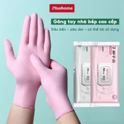 Bịch 30 Găng tay cao su làm bếp siêu dai JYoohome Bao tay rửa chén bát có thể tái sử dụng nhiều lần