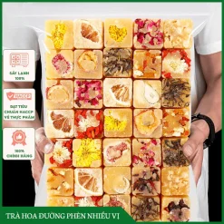 Trà Hoa Đường Phèn Mix Nhiều Vị Giúp Giữ Dáng Đẹp Da Thanh Nhiệt Giải Độc Cải Thiện Giấc Ngủ - Hương Trà Quán