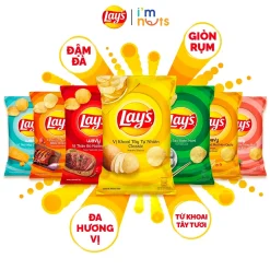 Combo 5 Gói Snack Khoai Tây Lays Đủ Vị Gói Nhỏ Và Gói Lớn