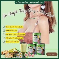 Tăng Vòng 1 Nhanh 7 - 10 CM Nở Ngực OVALMILK, Căng Tròn Săn Chắc Ngực