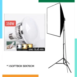 Bộ đèn studio softbox chụp ảnh, quay phim, Livestream chuyên nghiệp hoco.