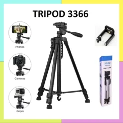 Gậy Tripod3366 - Kệ 3 chân cho điện thoại và máy ảnh