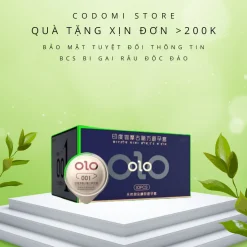 bao cao su tinh chất Ấn Độ kéo dài thời gian siêu mỏng 0.01MM, nhiều gel bôi trơn, Hộp 10 pCS Bao cao su OL INDIA