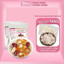 Chè dưỡng nhan tuyết yến ONICI set nguyên liệu 12 15 chén