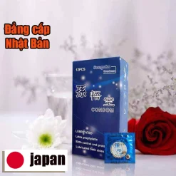 BCS Nhật Bao Cao Su Nhật Siêu Mỏng GEL Bôi Trơn Kéo Dài Thời Gian Hương Thơm Tự Nhiên Chất Lượng Cao Bao Cao Su Songoku