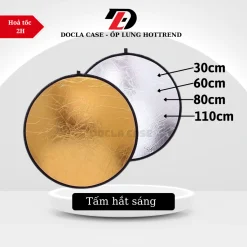 Tấm Hắt Sáng Tròn 2 trong 1 Chụp Ảnh Chuyên Nghiệp - Màu Vàng Và Bạc