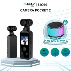 Camera GOPRO POCKET 2 máy quay phim cầm tay mini, ống kính xoay 270 độ, hình ảnh video sắc nét bảo hành 12 tháng