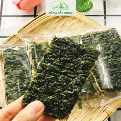 Rong biển kẹp hạt không đường hỗ trợ ăn kiêng giảm cân ANNUT, bánh ngũ cốc dinh dưỡng