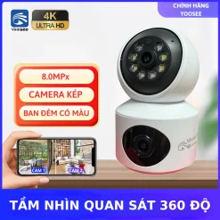 Camera WiFi Yoosee G99 Mẫu Mới - 8LED Kèm Thẻ Nhớ