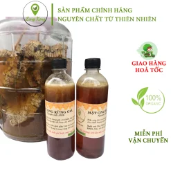 Mật Ong Rừng Già Tự Nhiên - Không Nuôi, Không Pha Tạp Chất