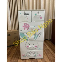 Tủ nhựa KATA 5 tầng 6 ngăn Duy Tân (Hàng có sẵn)