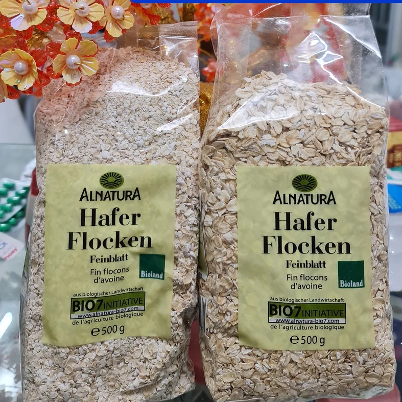 Yến mạch đức Hafer Flocken 500g date mới