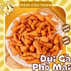500G Đùi Gà Sấy Phô Mai, Bánh Quẩy Đùi Gà Phô Mai Giòn Tan Thơm Ngon, đồ ăn vặt, đồ 1k