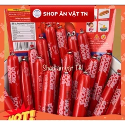 combo 10cái xúc xích heo ăn liền (1 cái 20gr)