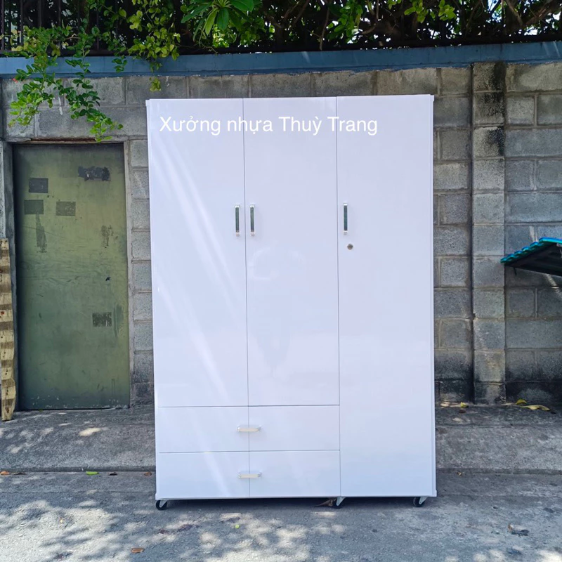 Tủ quần áo, Tủ nhựa đài loan 3 cánh 180x125 Thành phố Hồ Chí Minh - Bình Dương - Biên hoà