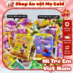 Combo mì tôm trẻ em ăn liền, mì trẻ em (gói 20g)