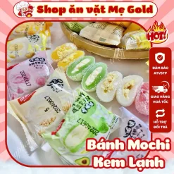 Combo bánh mochi kem lạnh Mclune, bánh dẻo phủ dừa nhân kem sữa các vị